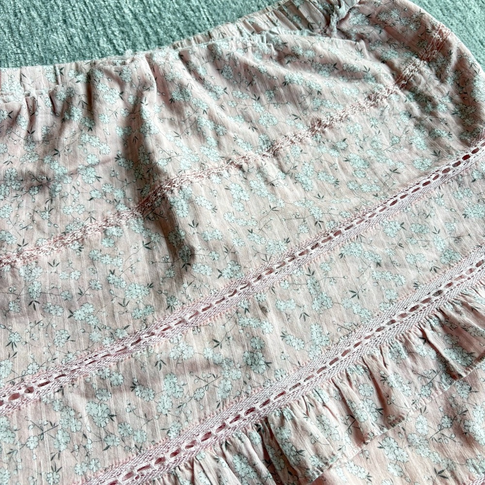 LoveShackFancy Ruffle Mini Skirt - Picture 2 of 4